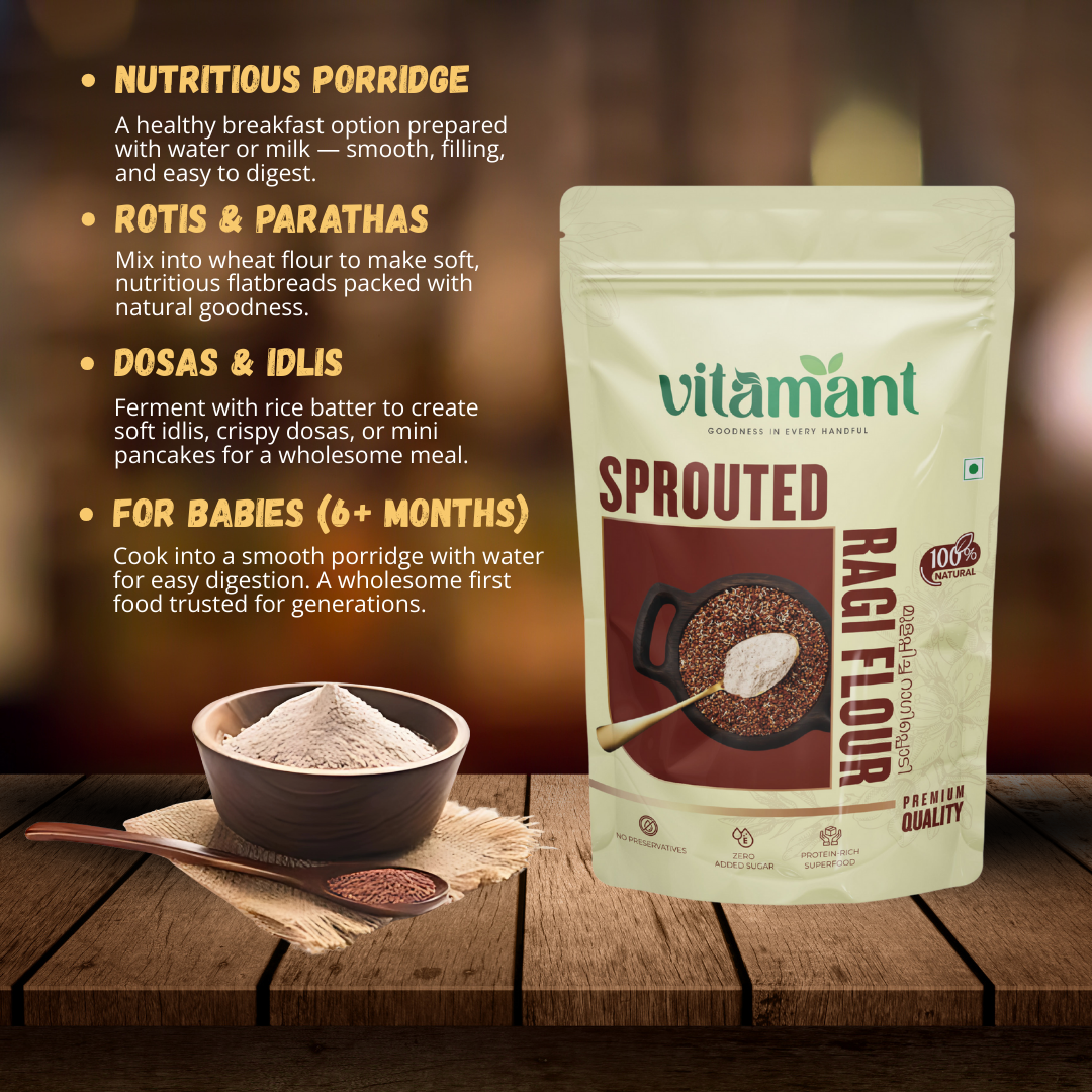 Sprouted Ragi Flour