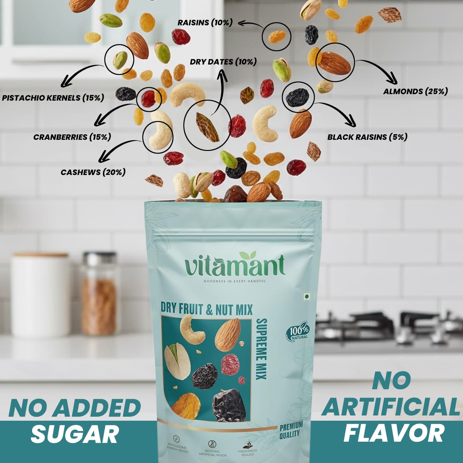 Premium Dry Fruit & Nut Mix 200g