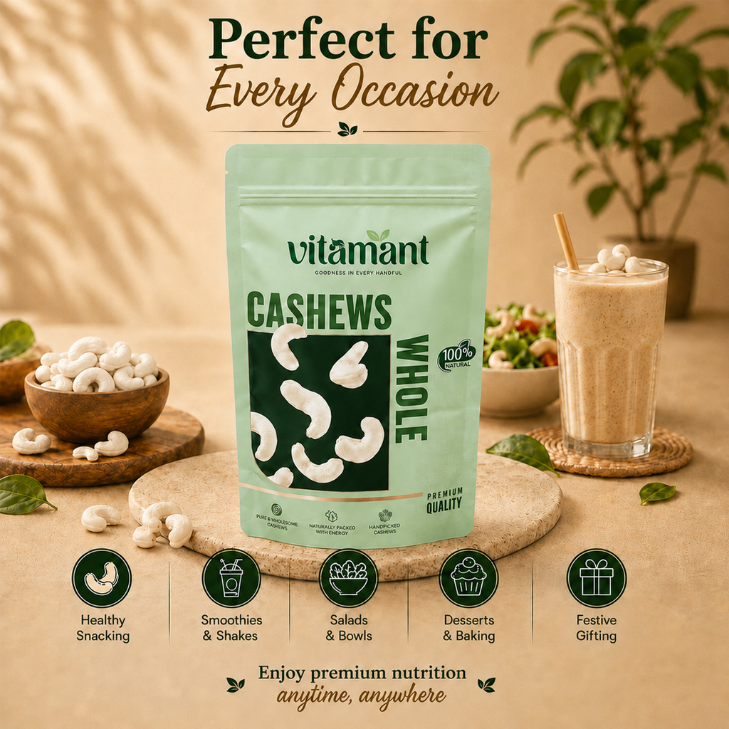 Premium Whole Cashews (Jumbo Size) 400g